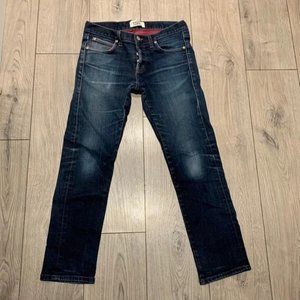 Naked and Famous, Super Skinny Guy, Size 33, Red Weft Stretch Selvedge